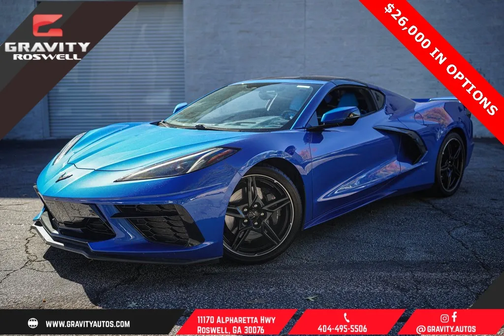 Blue 2020 Chevrolet Corvette Stingray for sale in Roswell, GA