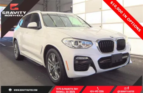 White 2019 BMW X3 xDrive30i for sale in Roswell, GA