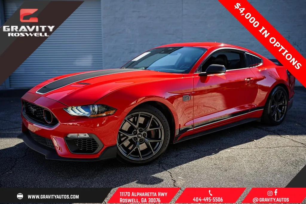 Red 2021 Ford Mustang Mach 1 for sale in Roswell, GA