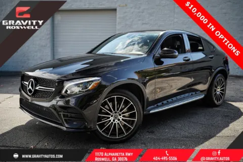 Black 2018 Mercedes-Benz GLC 300 Coupe for sale in Roswell, GA