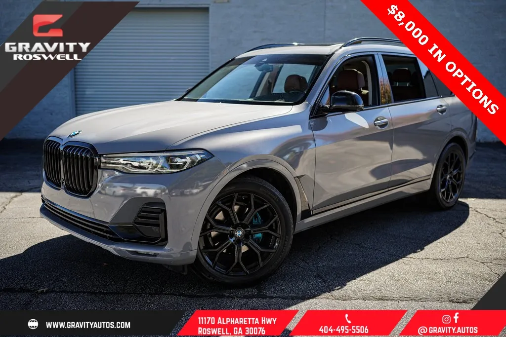 White 2022 BMW X7 xDrive40i for sale in Roswell, GA