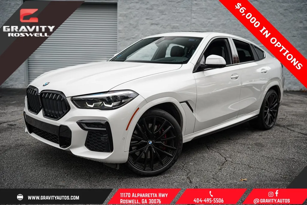 White 2023 BMW X6 M50i for sale in Roswell, GA