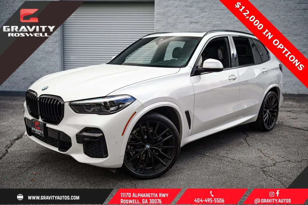 White 2022 BMW X5 sDrive40i for sale in Roswell, GA