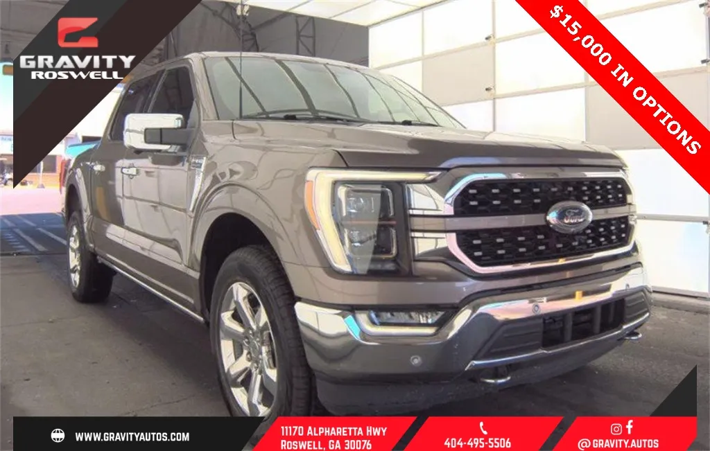 Gray 2022 Ford F-150 King Ranch for sale in Roswell, GA