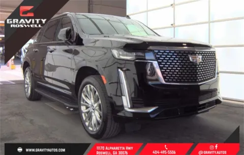 Black 2022 Cadillac Escalade ESV Luxury for sale in Roswell, GA