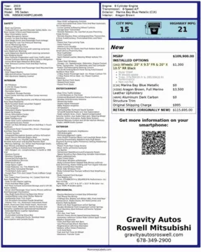 Another view of 2023 BMW M5 for sale in Roswell, GA at Gravity Autos Roswell