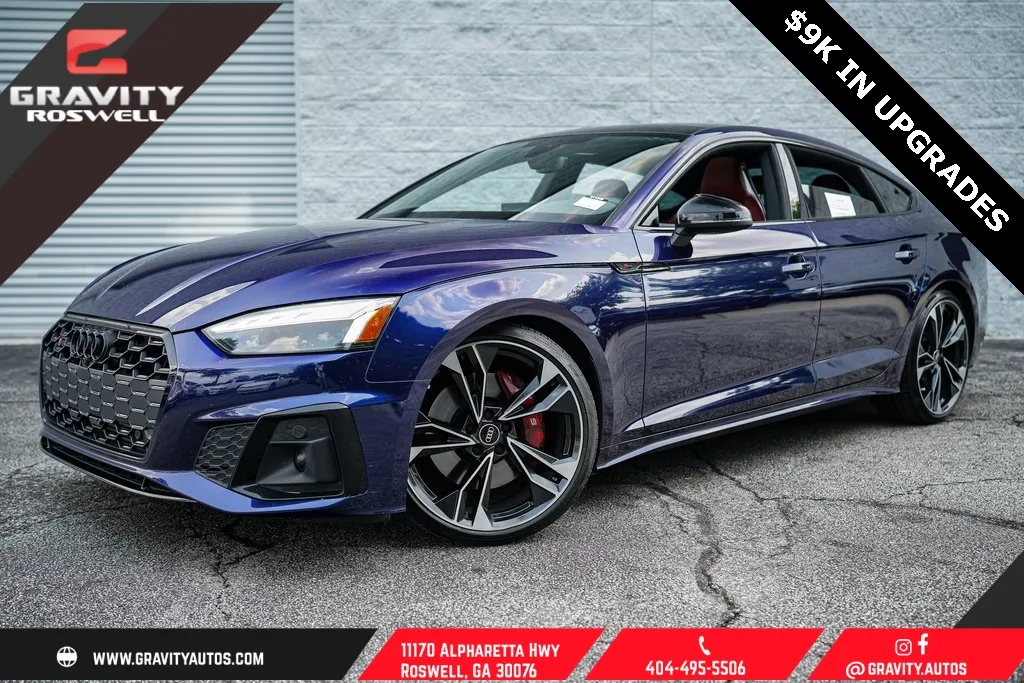 Blue 2022 Audi S5 Sportback Premium Plus for sale in Roswell, GA