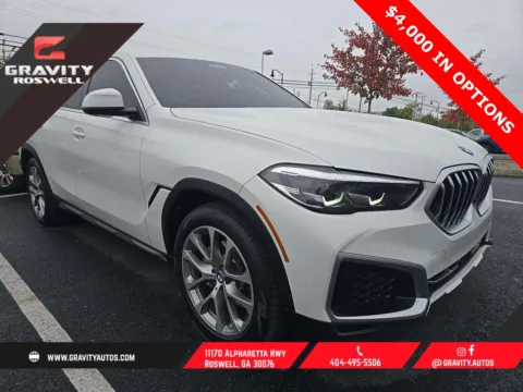 White 2023 BMW X6 xDrive40i for sale in Roswell, GA