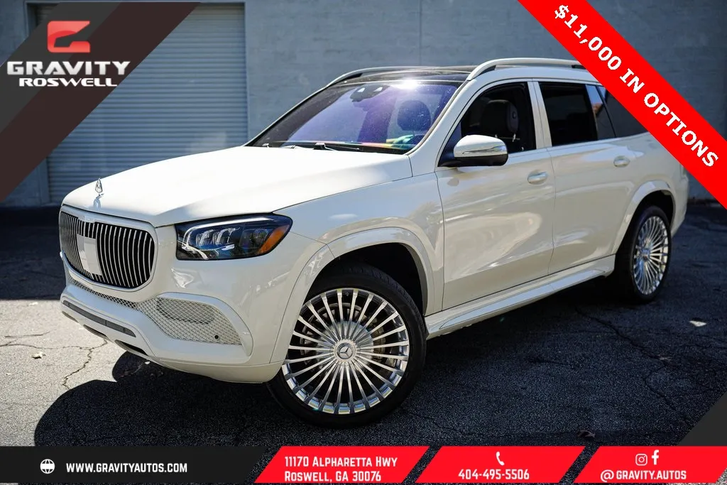 White 2021 Mercedes-Benz GLS Maybach GLS 600 for sale in Roswell, GA