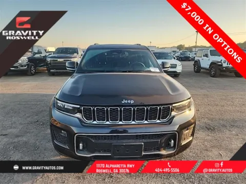 Black 2023 Jeep Grand Cherokee L Overland for sale in Roswell, GA