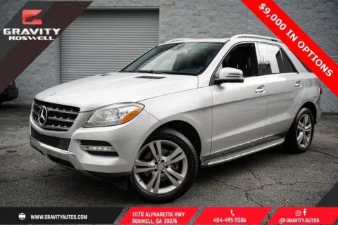 Silver 2015 Mercedes-Benz M-Class ML 350 for sale in Roswell, GA
