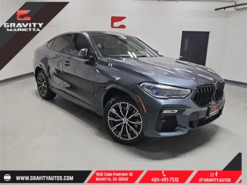 Gray 2021 BMW X6 M50i for sale in Marietta, GA