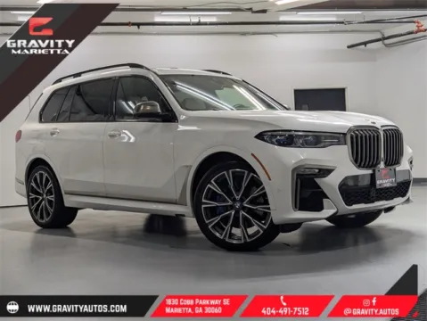 White 2021 BMW X7 M50i for sale in Marietta, GA