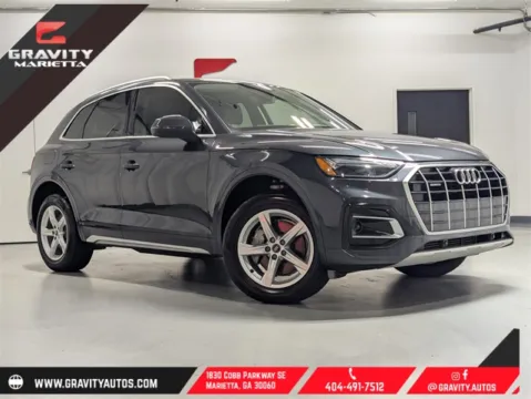 Gray 2021 Audi Q5 45 Premium for sale in Marietta, GA