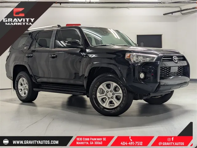 Black 2020 Toyota 4Runner SR5 Premium for sale in Marietta, GA