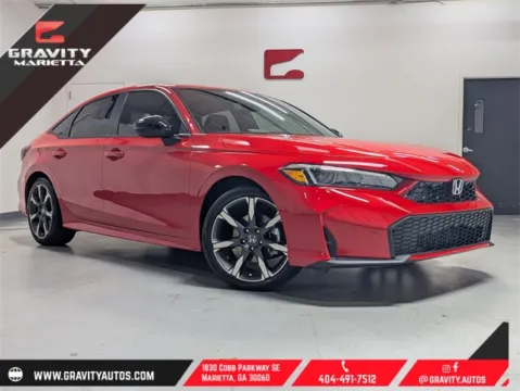 Red 2025 Honda Civic Hybrid Sport Touring for sale in Marietta, GA
