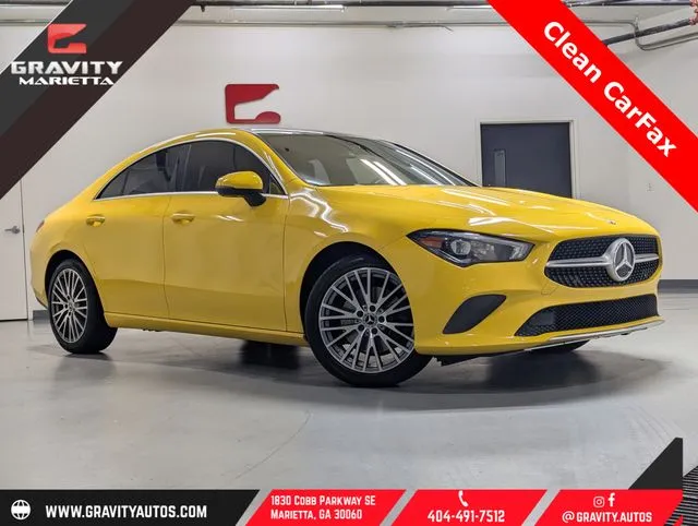Yellow 2020 Mercedes-Benz CLA 250 for sale in Marietta, GA