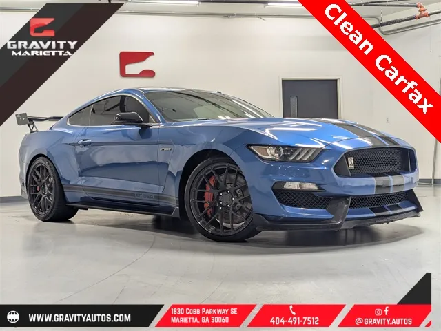 Blue 2019 Ford Mustang Shelby GT350 for sale in Marietta, GA