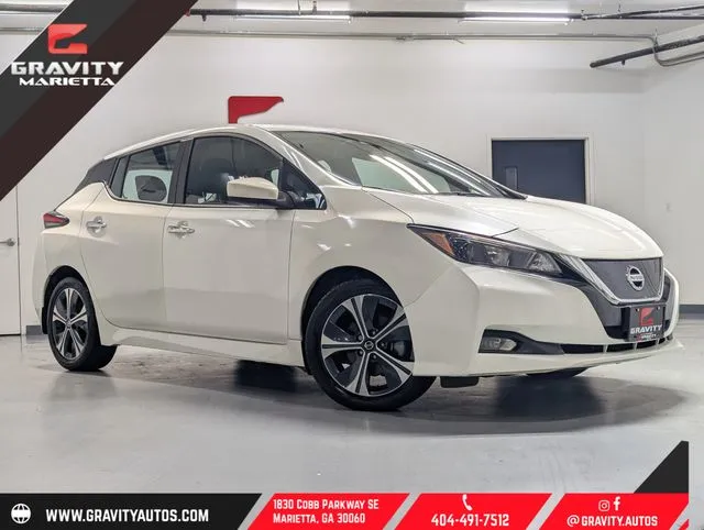 White 2022 Nissan Leaf SV for sale in Marietta, GA