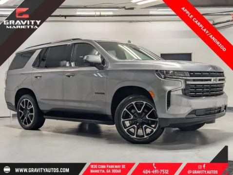 Gray 2021 Chevrolet Tahoe RST for sale in Marietta, GA