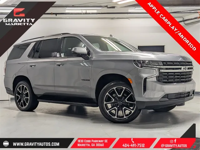 Gray 2021 Chevrolet Tahoe RST for sale in Marietta, GA
