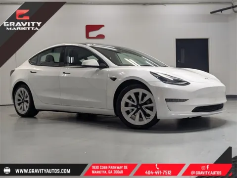 White 2023 Tesla Model 3 for sale in Marietta, GA