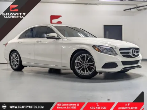 White 2018 Mercedes-Benz C-Class C 300 for sale in Marietta, GA