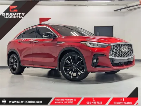 Red 2022 INFINITI QX55 ESSENTIAL for sale in Marietta, GA