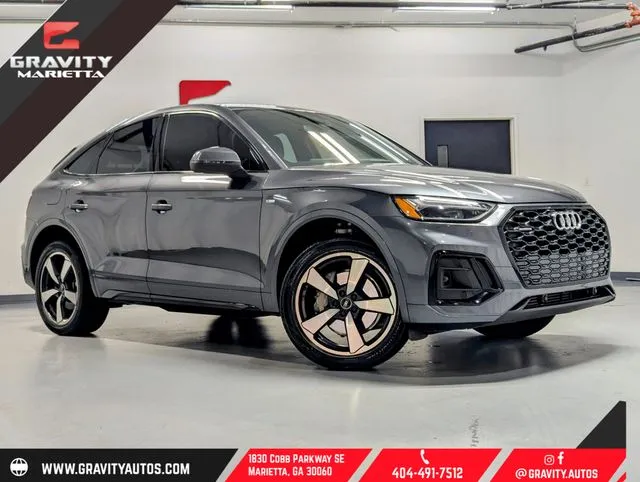 Gray 2023 Audi Q5 Sportback 45 S line Premium for sale in Marietta, GA