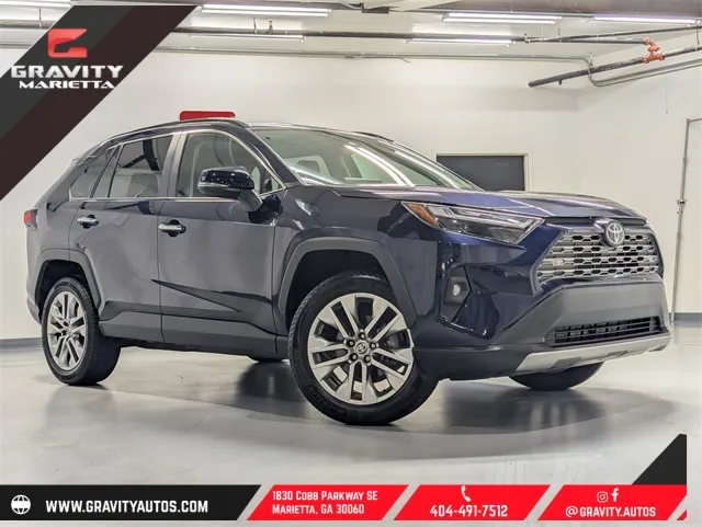 Blue 2023 Toyota RAV4 Limited for sale in Marietta, GA