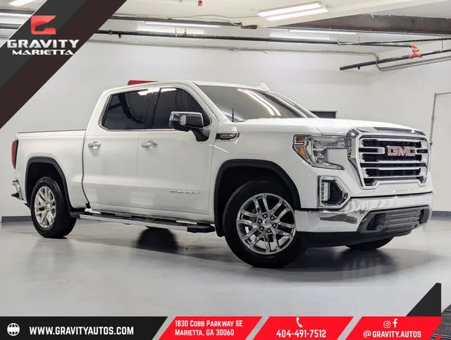 White 2021 GMC Sierra 1500 SLT for sale in Marietta, GA