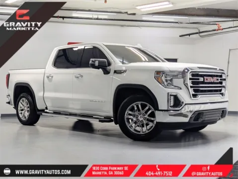 White 2021 GMC Sierra 1500 SLT for sale in Marietta, GA