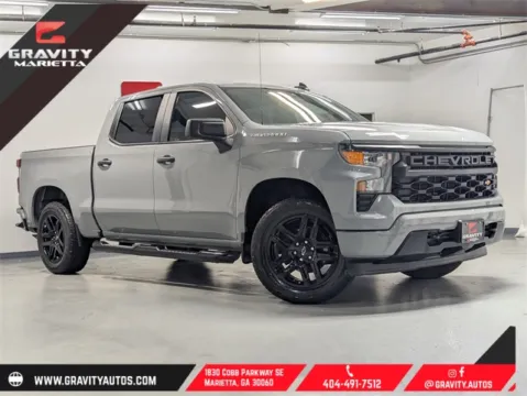 Gray 2024 Chevrolet Silverado 1500 Custom for sale in Marietta, GA