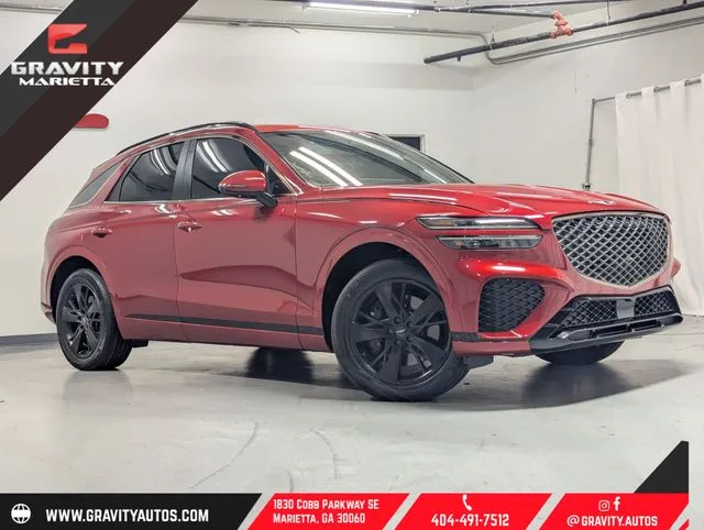 Red 2022 Genesis GV70 3.5T Sport for sale in Marietta, GA