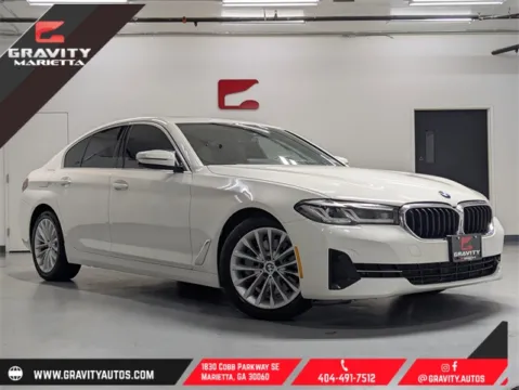 White 2022 BMW 5 Series 530i for sale in Marietta, GA