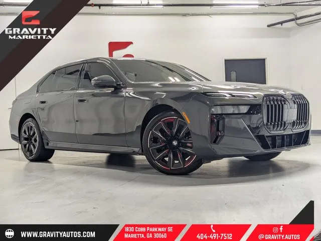 Gray 2023 BMW 7 Series 740i for sale in Marietta, GA