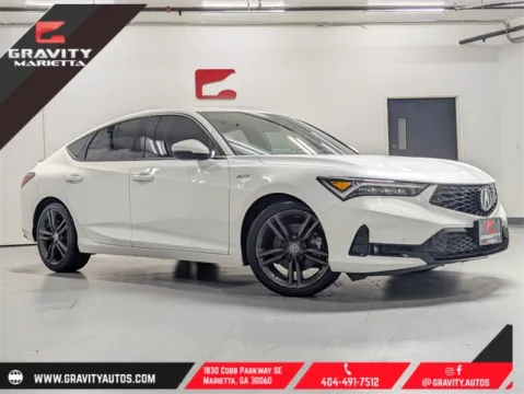 White 2023 Acura Integra A-Spec Tech Package for sale in Marietta, GA