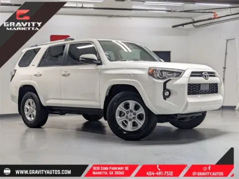 White 2022 Toyota 4Runner SR5 Premium for sale in Marietta, GA