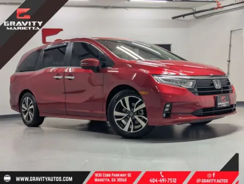 Black 2021 Honda Odyssey Touring for sale in Marietta, GA