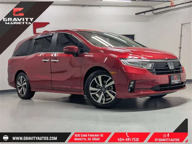 Black 2021 Honda Odyssey Touring for sale in Marietta, GA