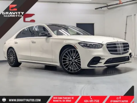 Black 2022 Mercedes-Benz S-Class S 580 for sale in Marietta, GA