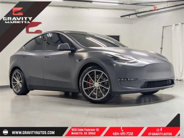 Blue 2021 Tesla Model Y Performance for sale in Marietta, GA