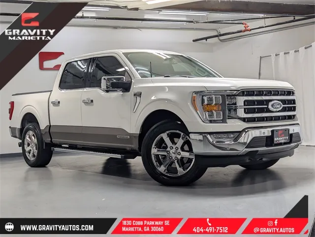 White 2021 Ford F-150 Lariat for sale in Marietta, GA