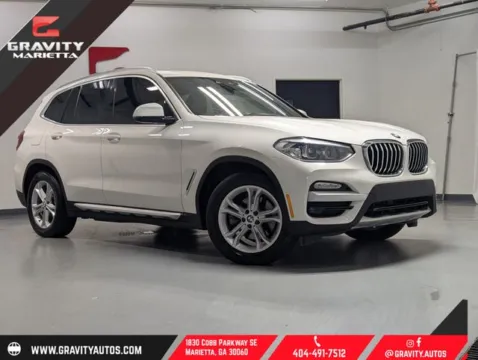 White 2019 BMW X3 sDrive30i for sale in Marietta, GA