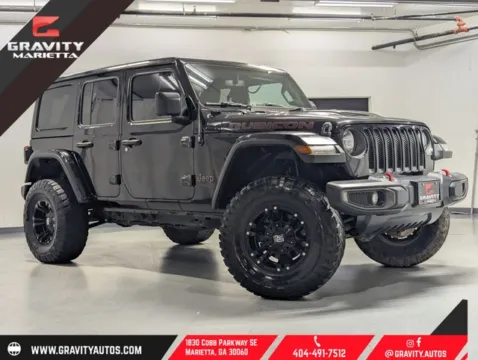 Black 2019 Jeep Wrangler Unlimited Rubicon for sale in Marietta, GA
