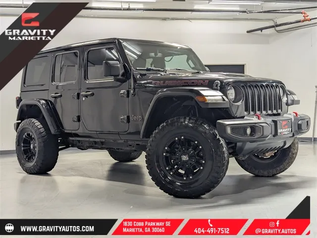 Black 2019 Jeep Wrangler Unlimited Rubicon for sale in Marietta, GA