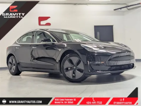 Black 2019 Tesla Model 3 Mid Range for sale in Marietta, GA