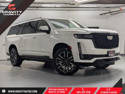 White 2023 Cadillac Escalade ESV Sport for sale in Marietta, GA