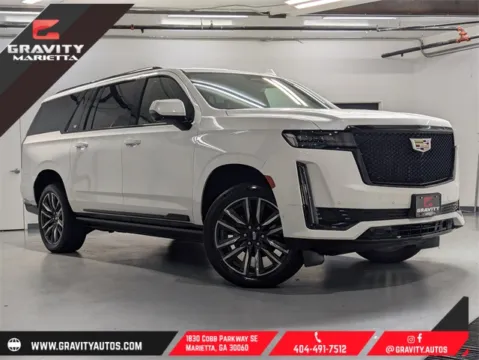 White 2023 Cadillac Escalade ESV Sport for sale in Marietta, GA