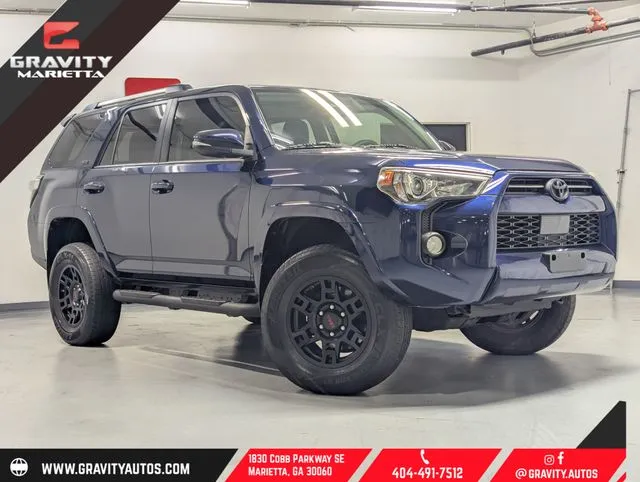Blue 2020 Toyota 4Runner SR5 Premium for sale in Marietta, GA